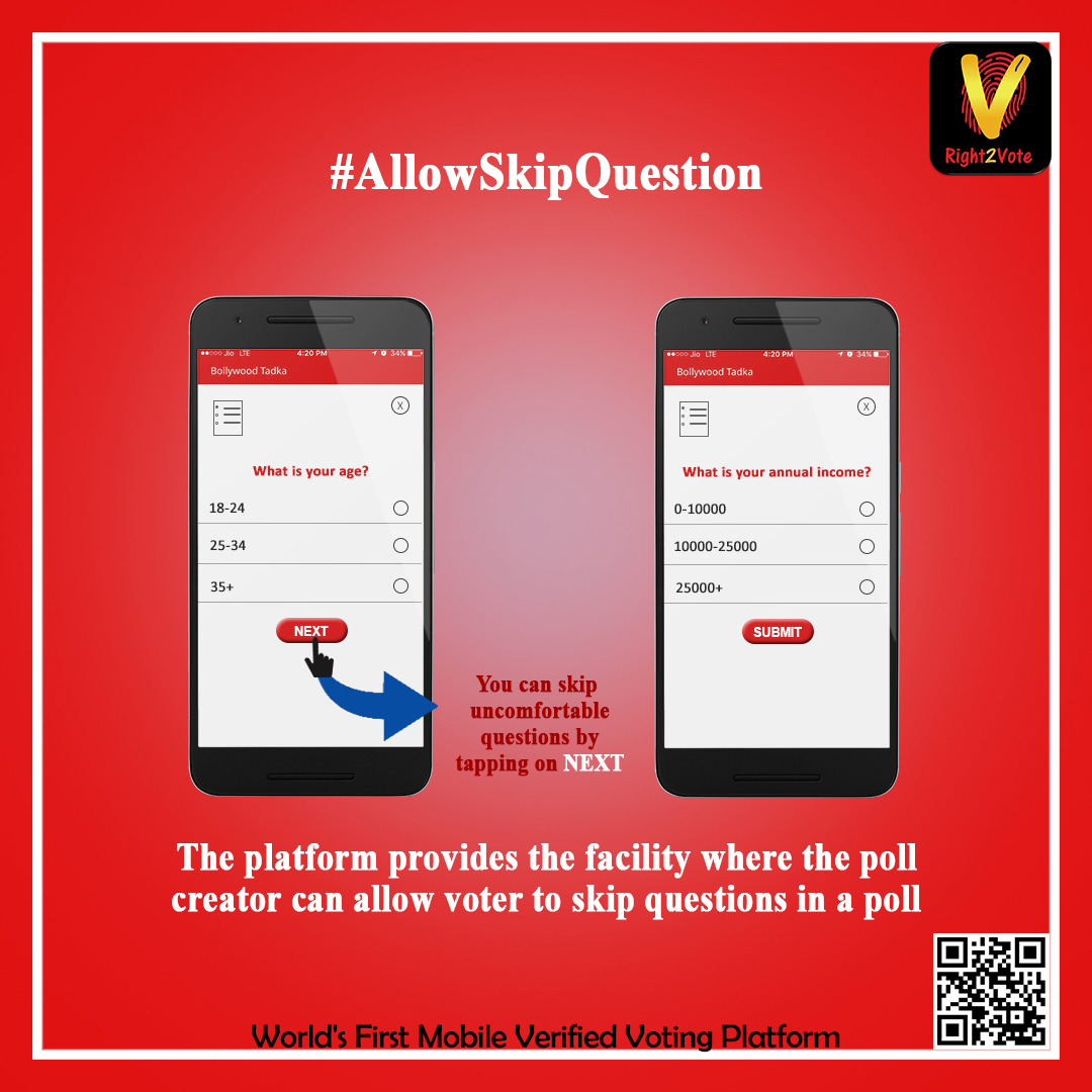 Features list Allow Question Skip