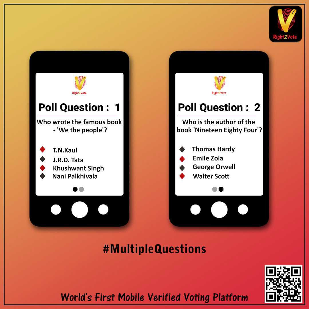 Features list Multiple Questions in a poll